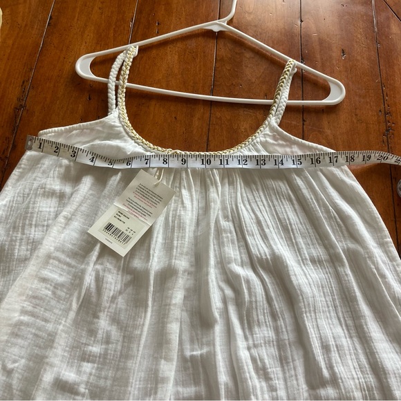NWT Sezane Sacha 100% cotton White Maxi Dress size 36 - Picture 6 of 7
